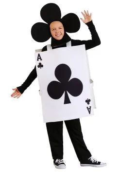 Fun Costumes Ace Of Clubs Card Costume For Kids