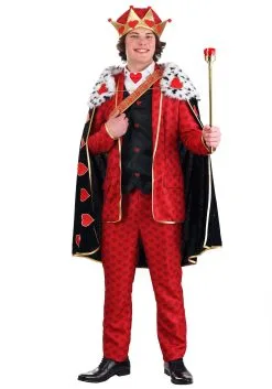 Fun Costumes Premium King Of Hearts Costume For Adults