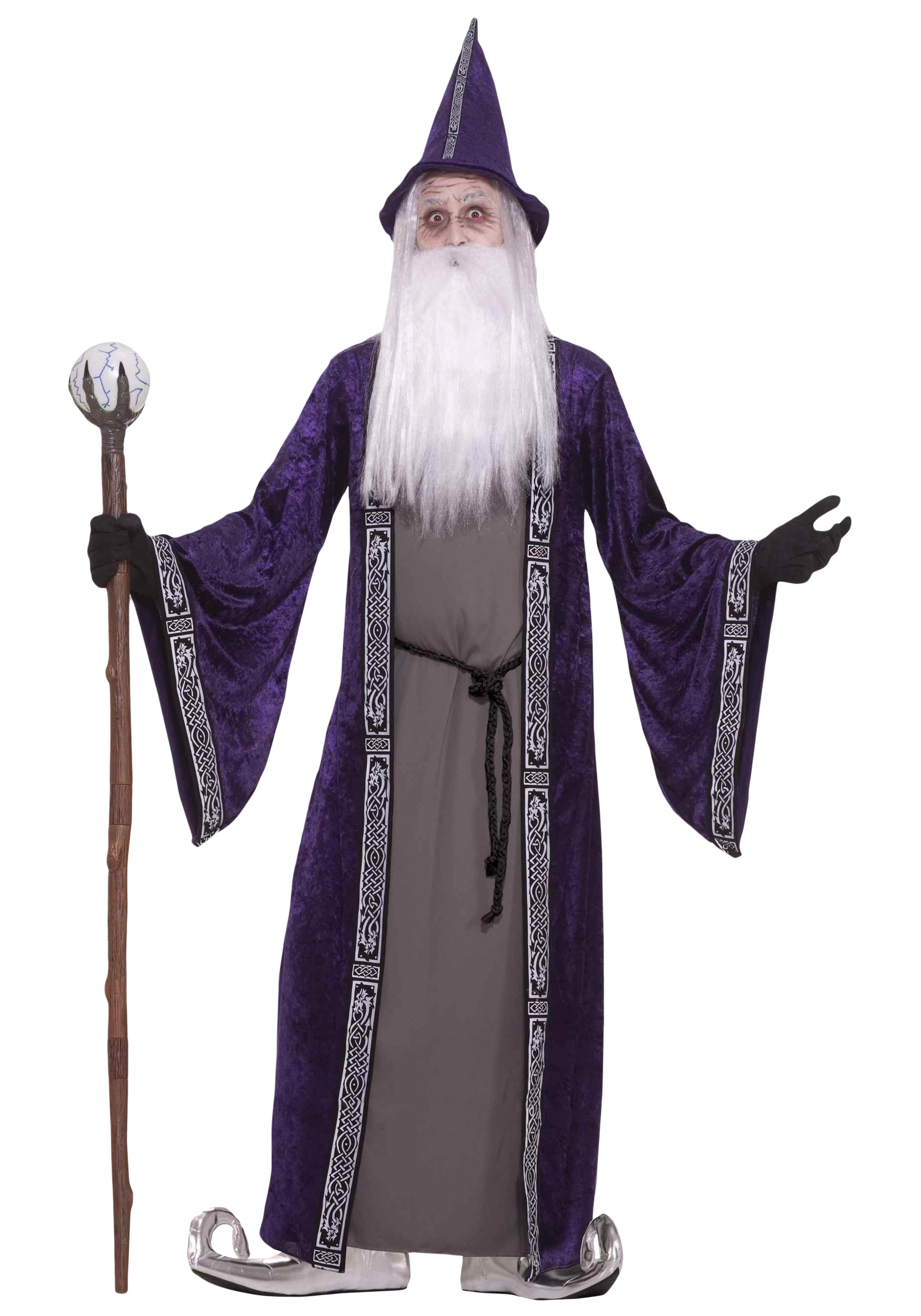 Forum Novelties, Inc Adult Purple Wizard Costume With Belt