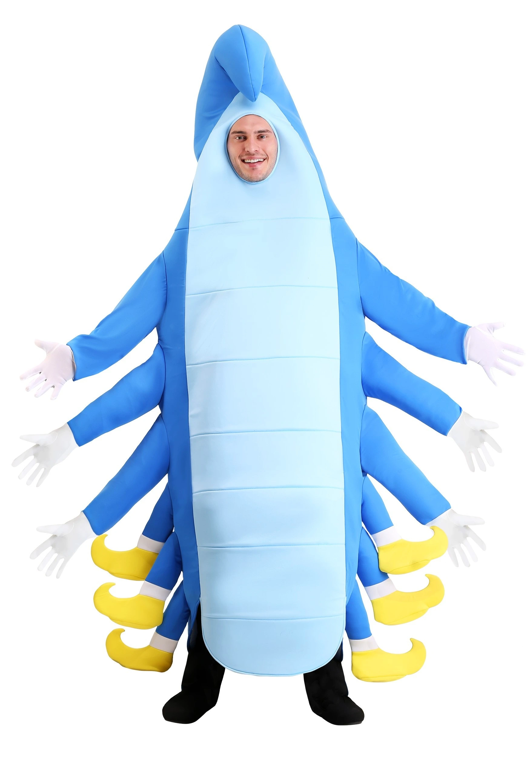 Fun Costumes Blue Caterpillar Adult Costume