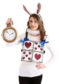 Elope White Rabbit Costume Kit For Adults