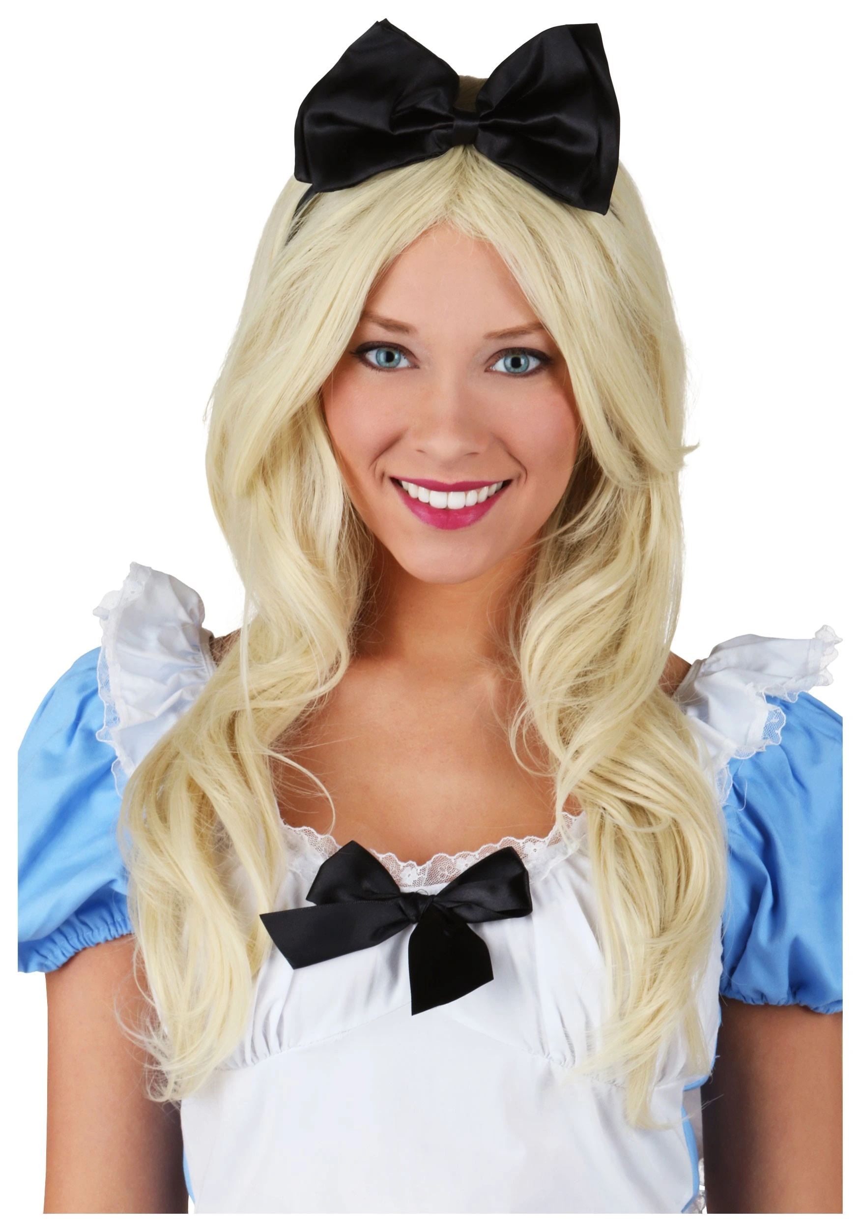 Fun Costumes Alice Black Bow Headband