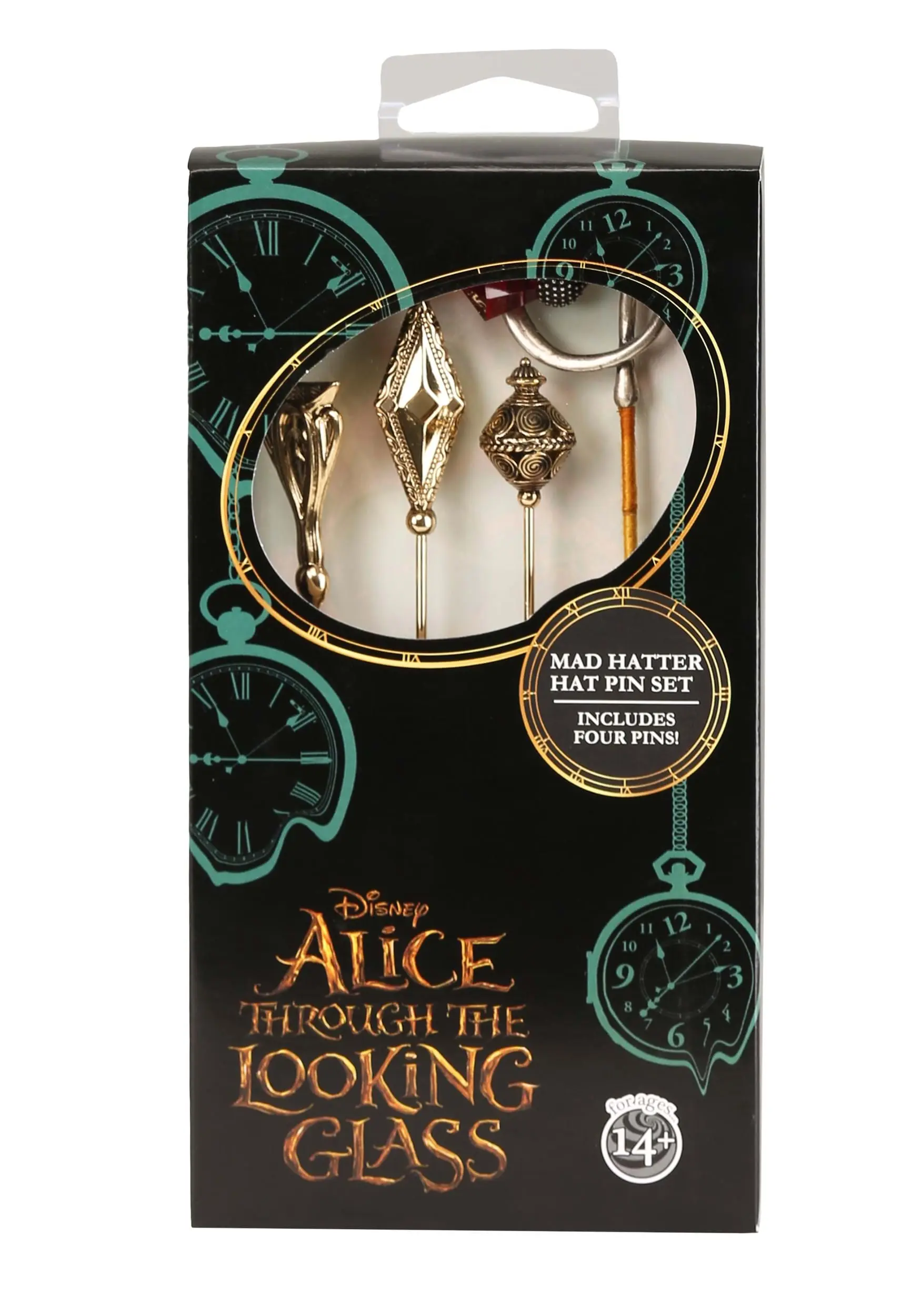 Elope Disney Mad Hatter Alice In Wonderland Pin Set - Image 2