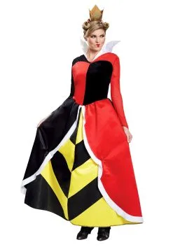 Disguise Alice In Wonderland Deluxe Women's Queen Of Hearts Costume