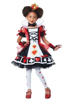 California Costume Collection Deluxe Queen Of Hearts Costume For Kids