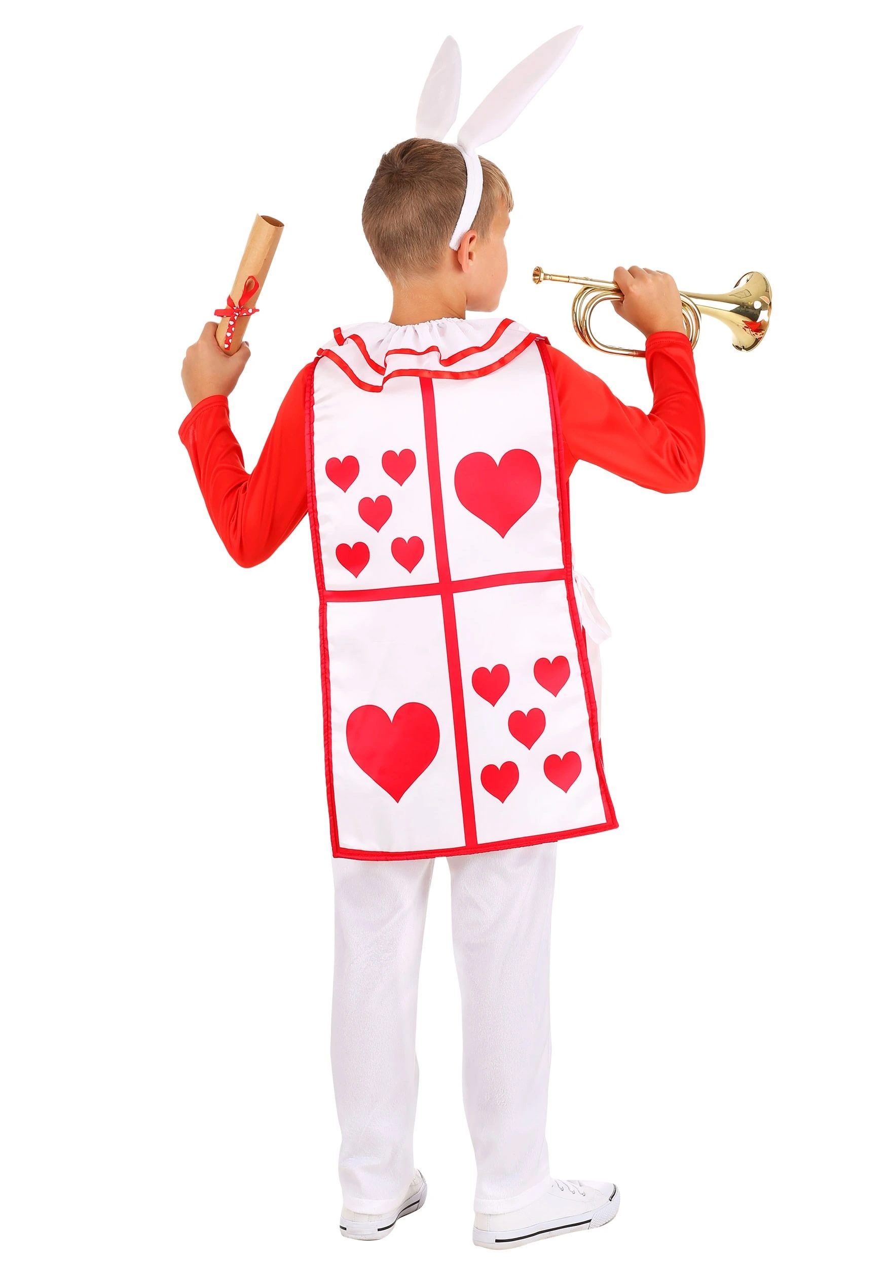 Fun Costumes Royal White Rabbit Costume For Children - Image 2