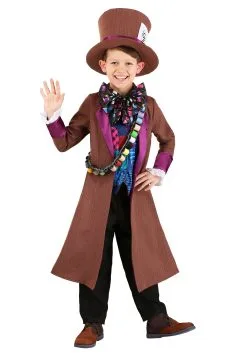 Fun Costumes Wacky Mad Hatter Costume For Kids
