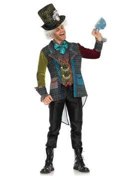 LEG AVENUE Men's Colorful Mad Hatter Costume