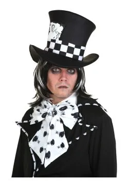 Fun Costumes Dark Mad Hatter Wig