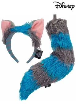 Elope Disney Cheshire Cat Ears Deluxe Headband & Tail Kit