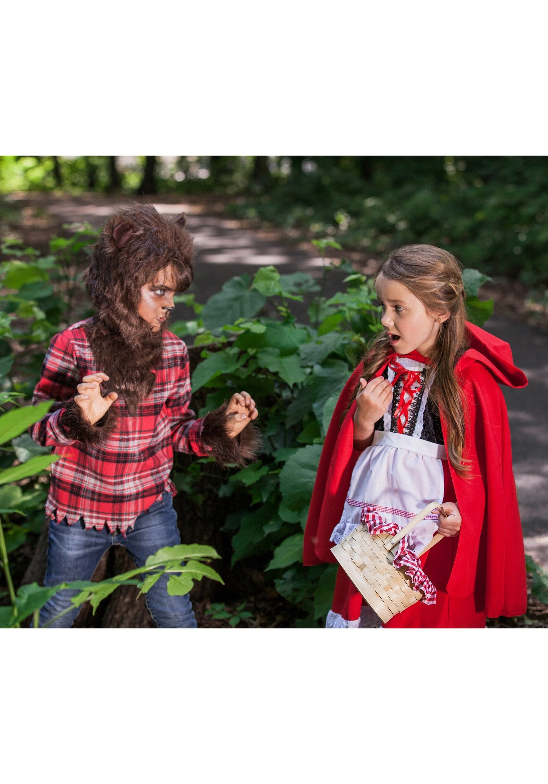 Fun Costumes Girls Deluxe Little Red Riding Hood Costume - Image 11