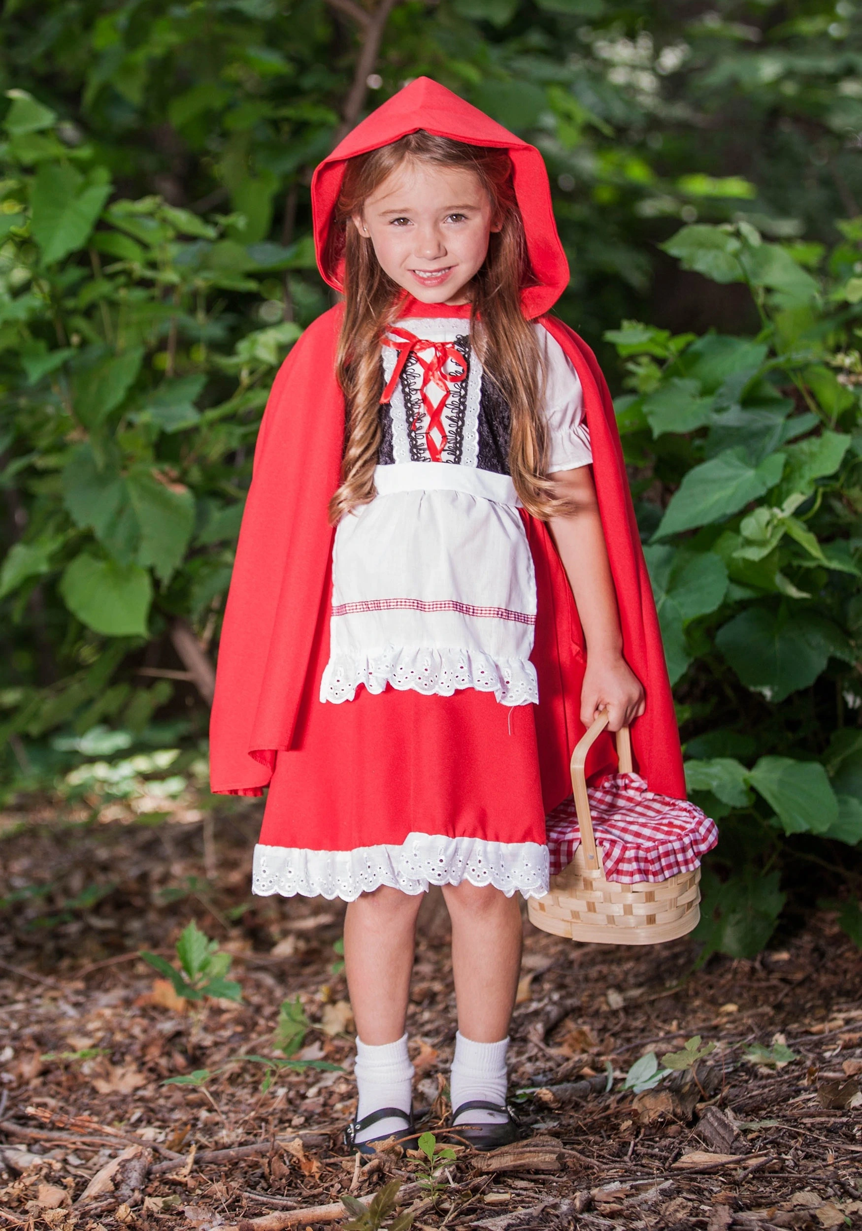 Fun Costumes Girls Deluxe Little Red Riding Hood Costume - Image 12
