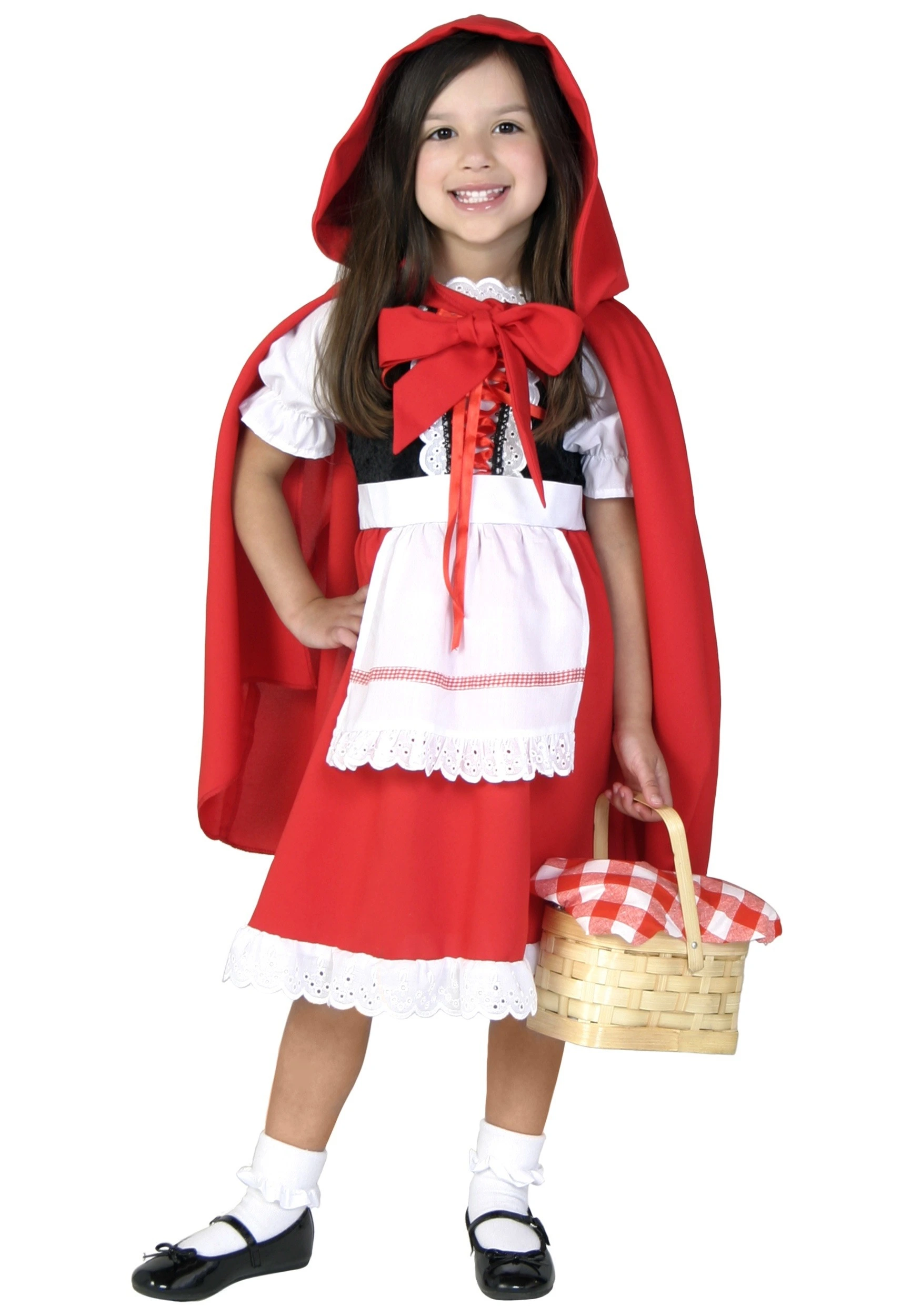 Fun Costumes Girls Deluxe Little Red Riding Hood Costume - Image 2