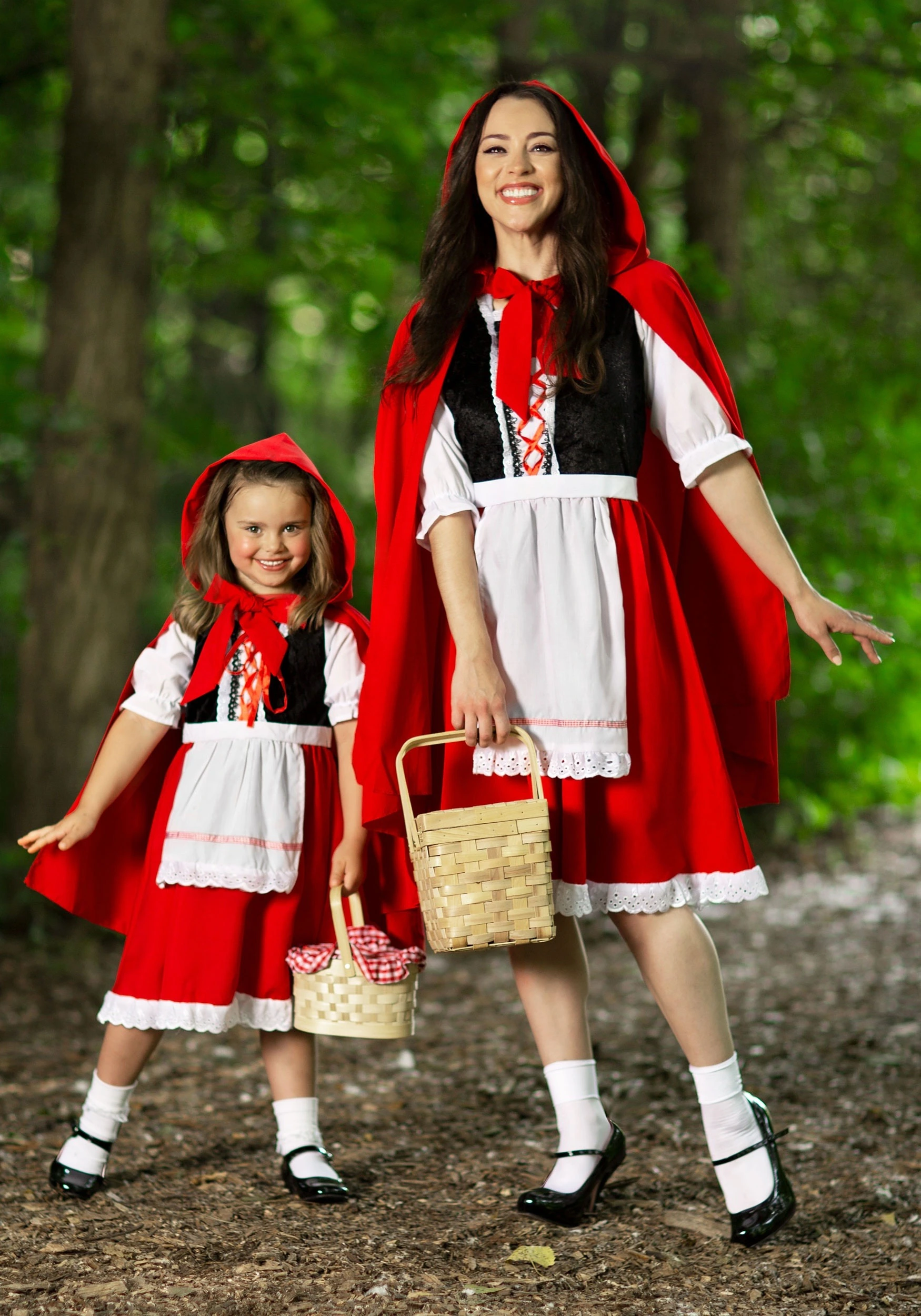Fun Costumes Girls Deluxe Little Red Riding Hood Costume - Image 7