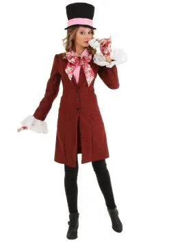Fun Costumes Deluxe Plus Size Women's Mad Hatter Costume