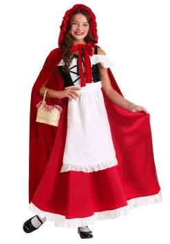 Fun Costumes Deluxe Red Riding Hood Girl's Costume