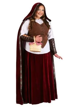 Fun Costumes Deluxe Red Riding Hood Plus Size Costume