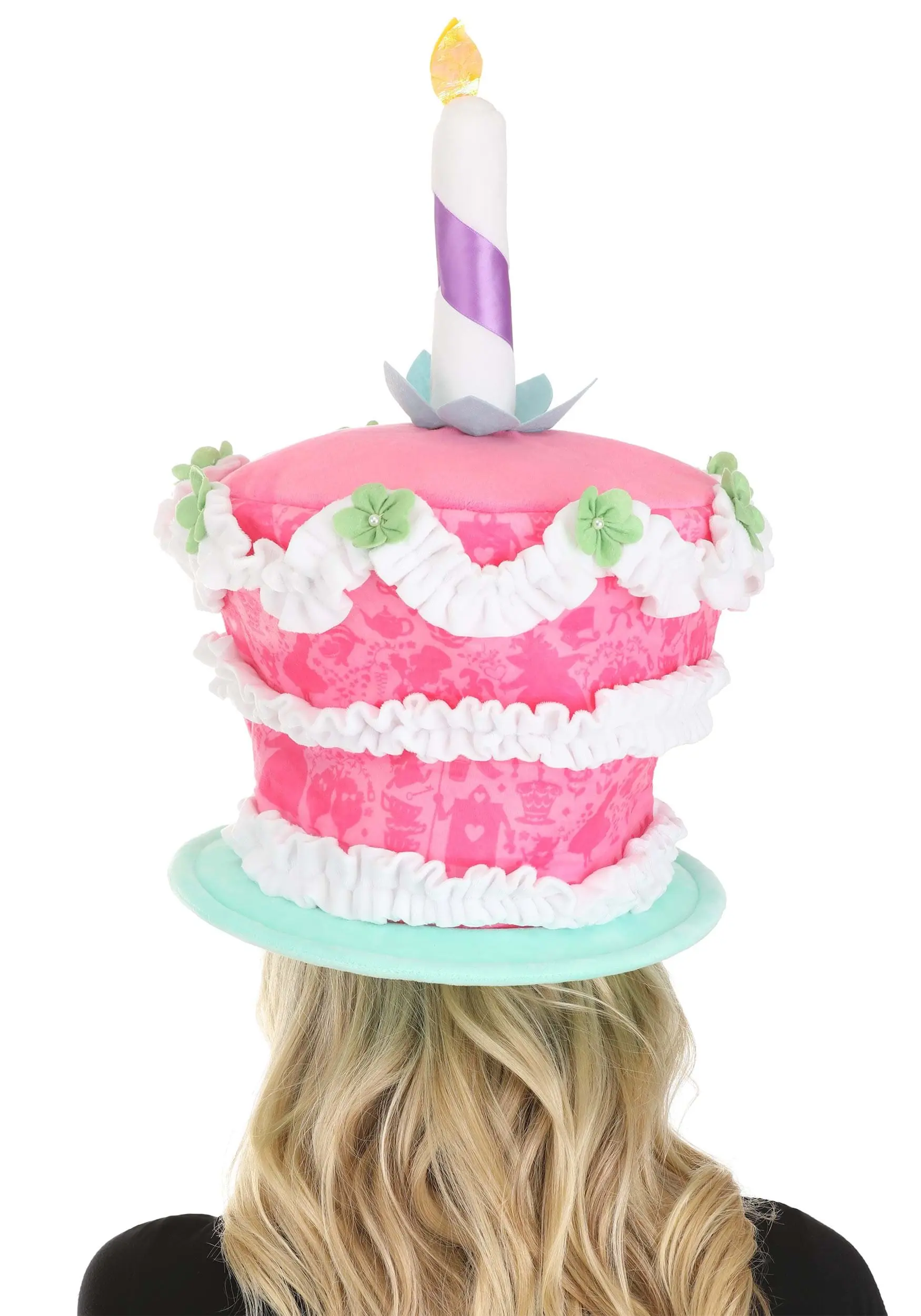 Elope Disney's Alice Unbirthday Cake Plush Costume Hat - Image 4