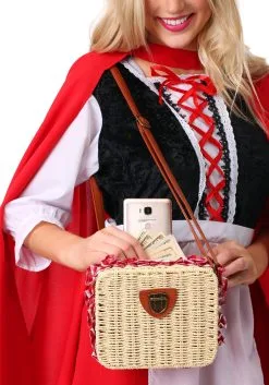 Bluenet Gingham Basket Purse