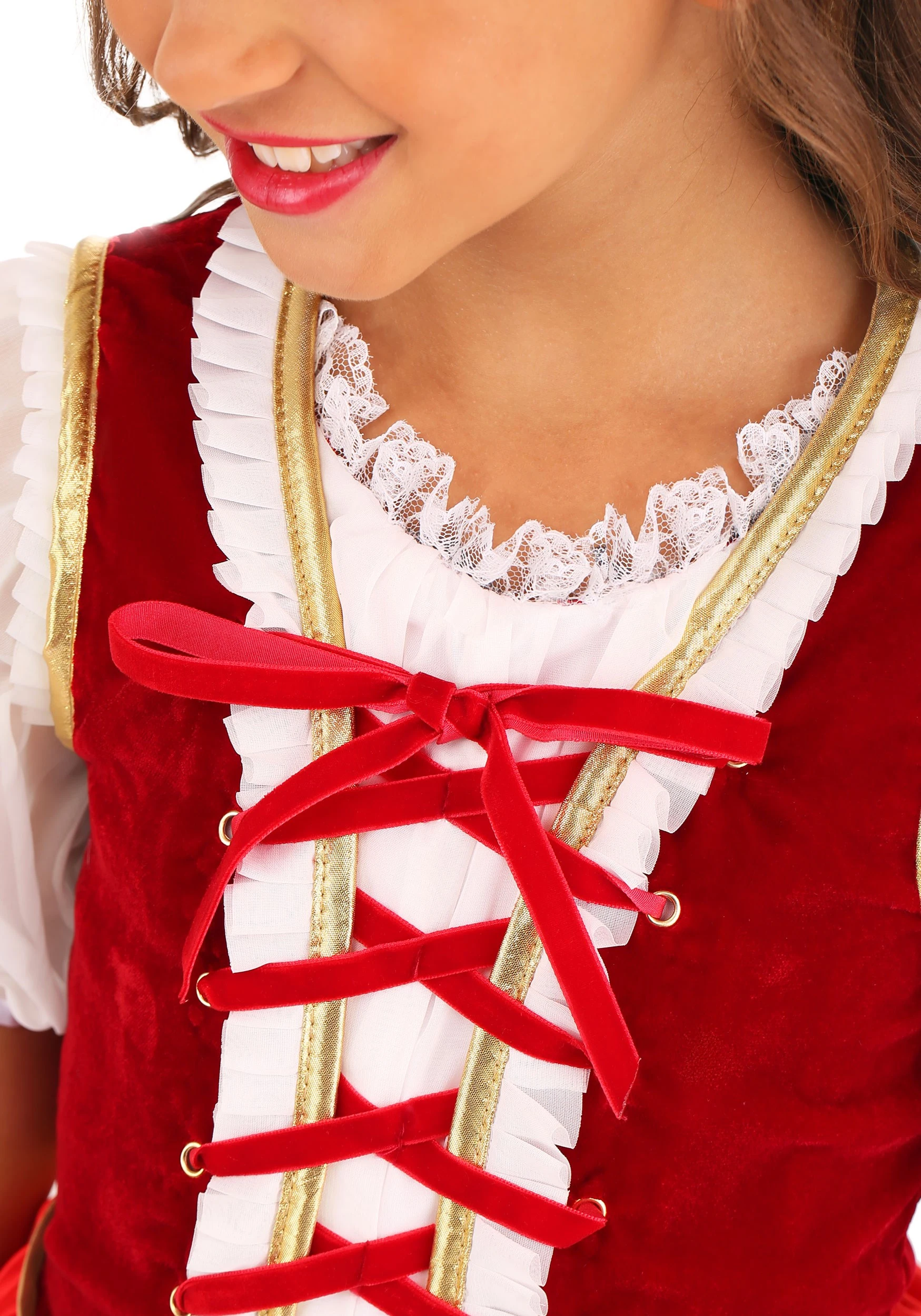 A Leading Role Premium Realistic Girls Red Riding Hood Costume - Image 6