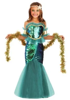 Fun Costumes Sea Siren Costume For Girls