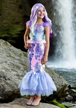 LF Products Pte. Ltd. Girls Sparkling Mermaid Costume