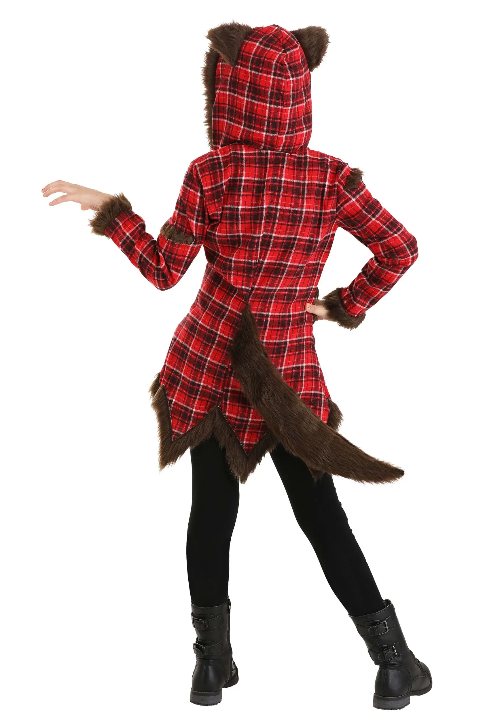Fun Costumes Werewolf Coat Costume For Girls - Image 2