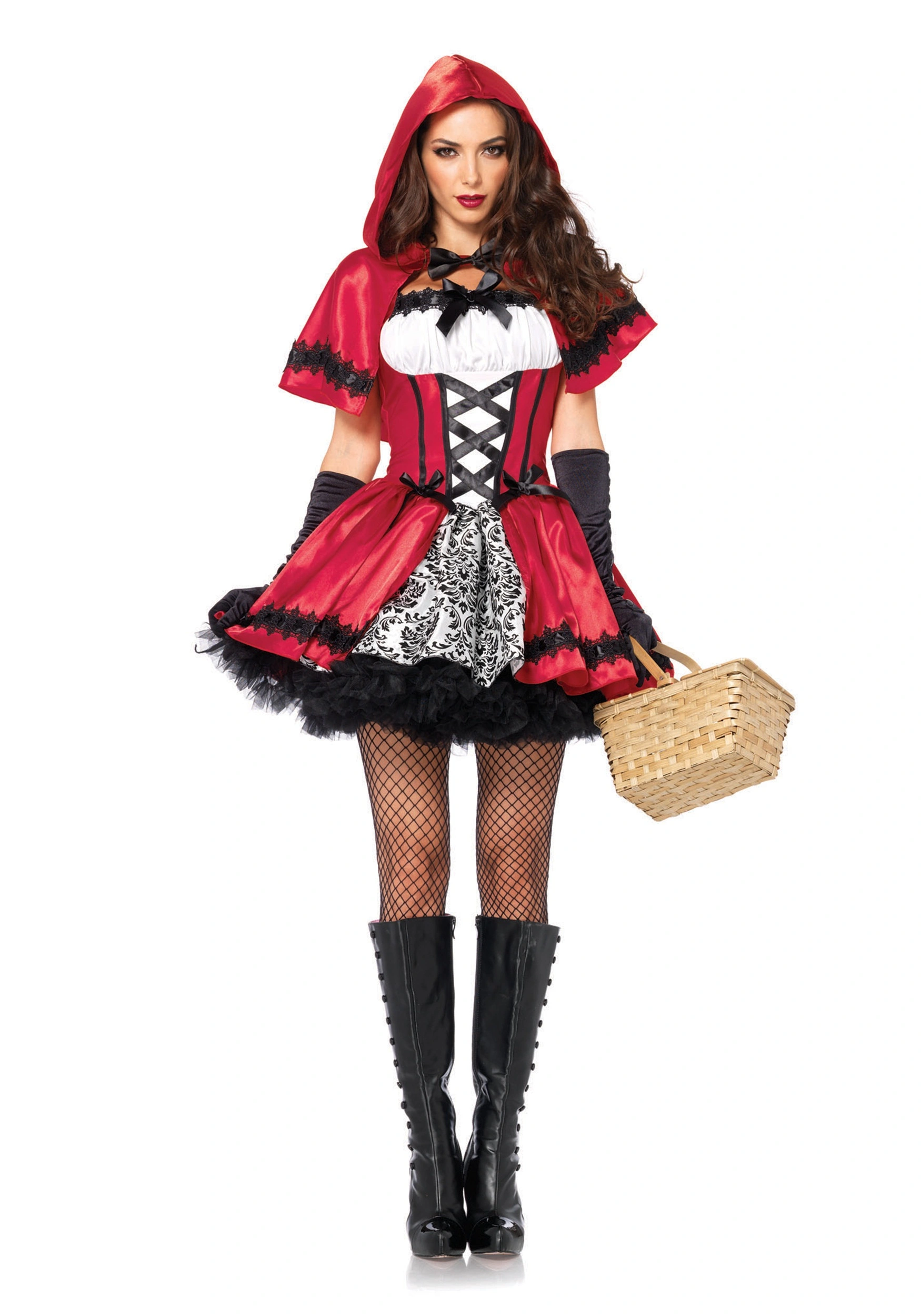 LEG AVENUE Gothic Red Riding Hood Adult Costume