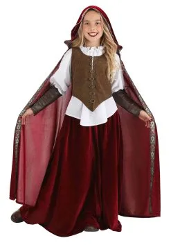 Fun Costumes Deluxe Red Riding Hood Costume For Girls