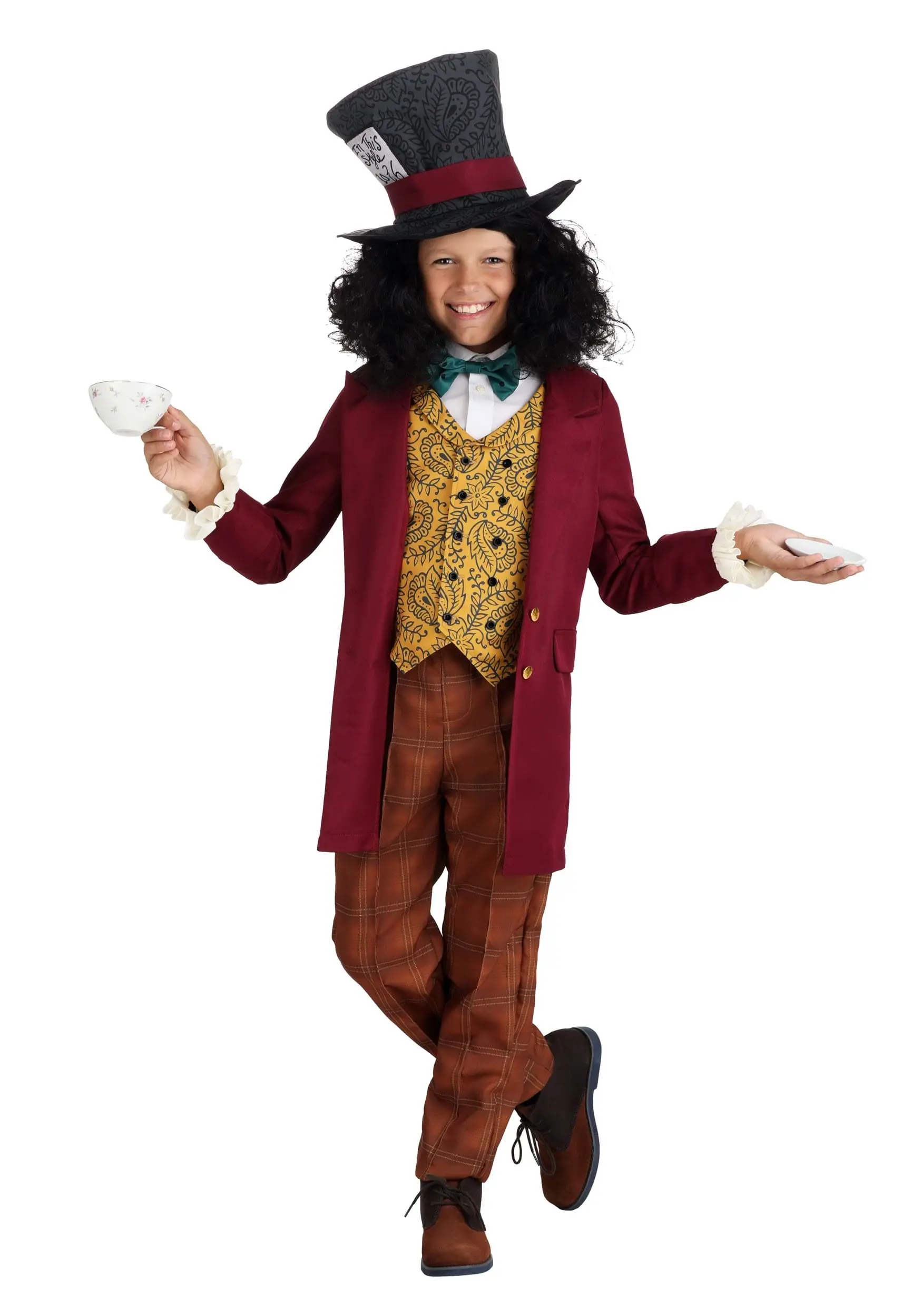 Fun Costumes Kid's Mad Hatter Halloween Costume