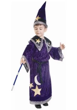 Dress Up America Kid's Magic Wizard Costume