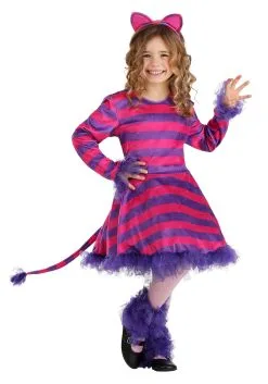 LF Products Pte. Ltd. Mischievous Cheshire Cat Costume For Girls