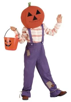 M&R TOY CO., LTD Pumpkin Scarecrow Costume For Kids