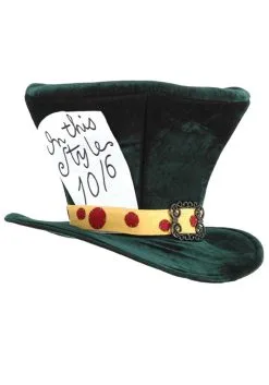 Elope Disney Mad Hatter Costume Hat For Adults