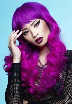 Smiffys Fuschia Passion Manic Panic Siren Wig