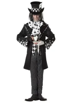 California Costume Collection Dark Mad Hatter Costume For Men