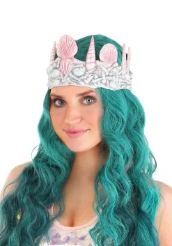 Partytime Latex Factory Mermaid Costume Crown Accessory