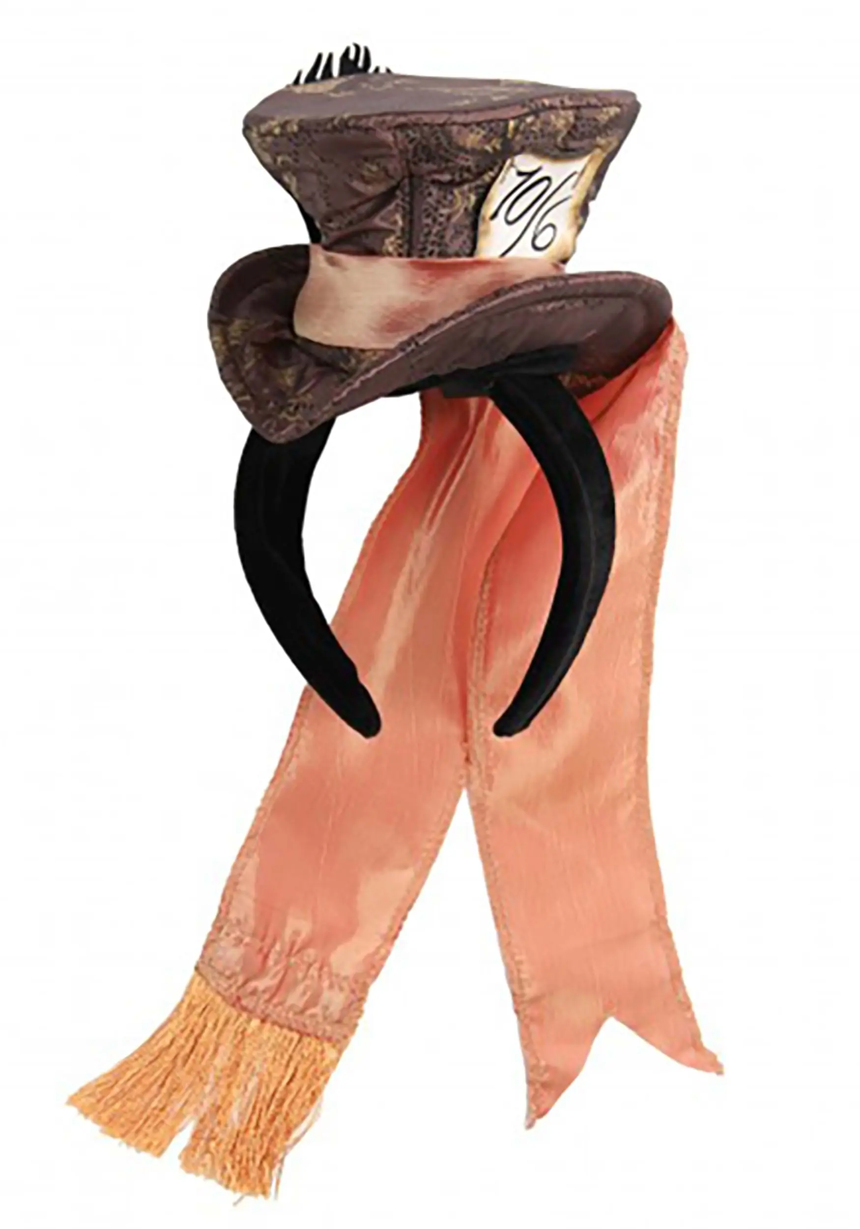 Elope Disney Mini Mad Hatter Brown Headband - Image 3