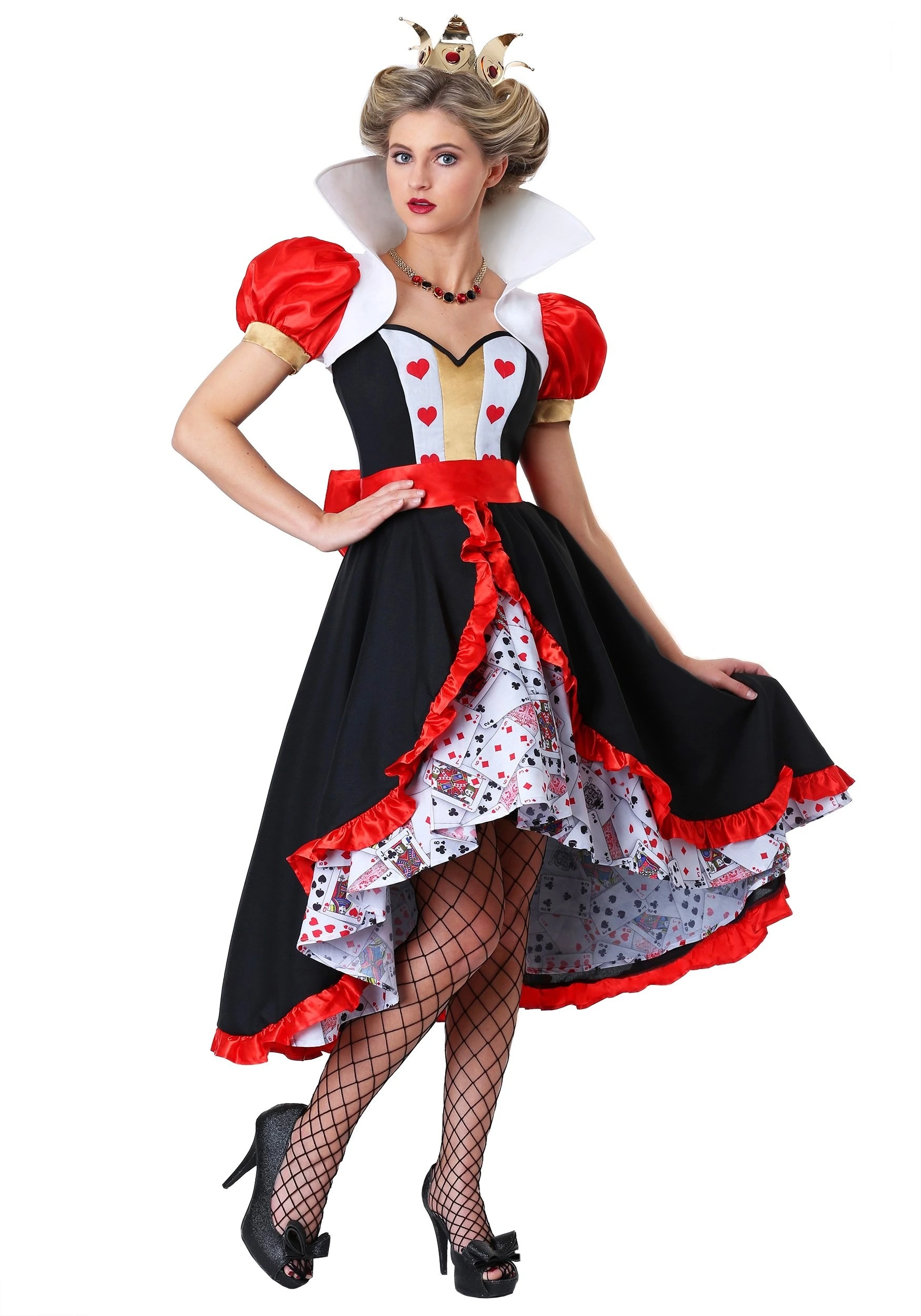 Fun Costumes Plus Size Flirty Queen Of Hearts Costume