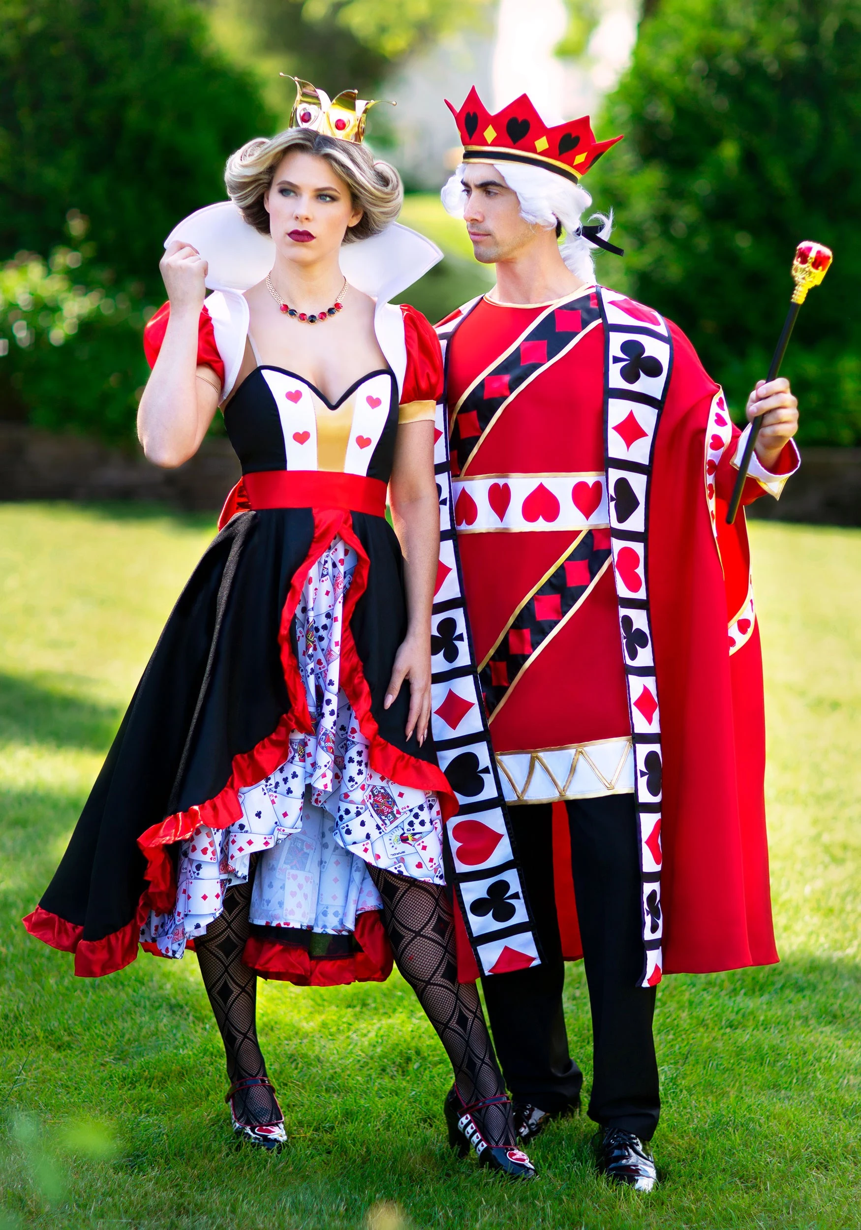 Fun Costumes Plus Size Flirty Queen Of Hearts Costume - Image 4