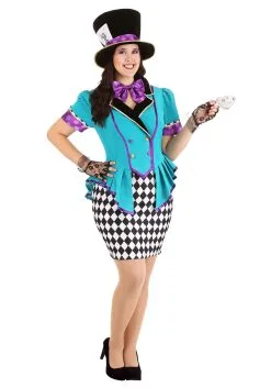 Fun Costumes Women's Plus Size Marvelously Mad Hatter Costume