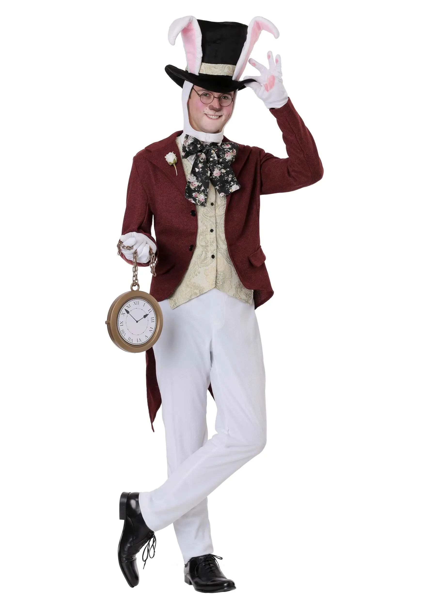Fun Costumes Plus Size Men's White Rabbit Costume