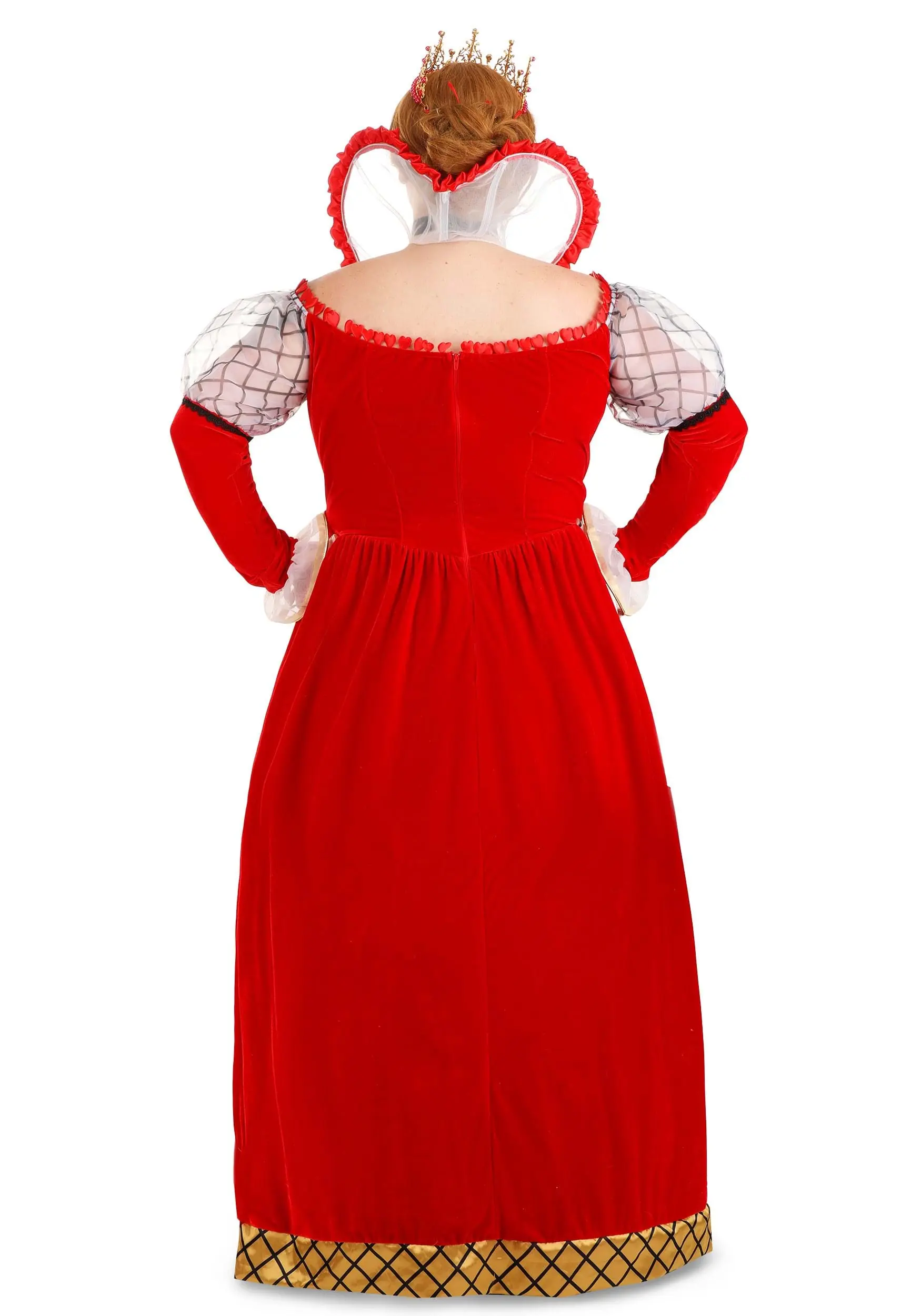 Suzhou Zhongsheng Imp & Exp Co., Ltd Women's Plus Size Premium Queen Of Hearts Costume - Image 2