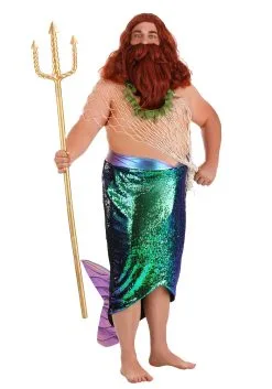 Fun Costumes Salty Merman Plus Size Costume