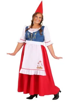 Fun Costumes Plus Size Garden Gnome Women's Costume