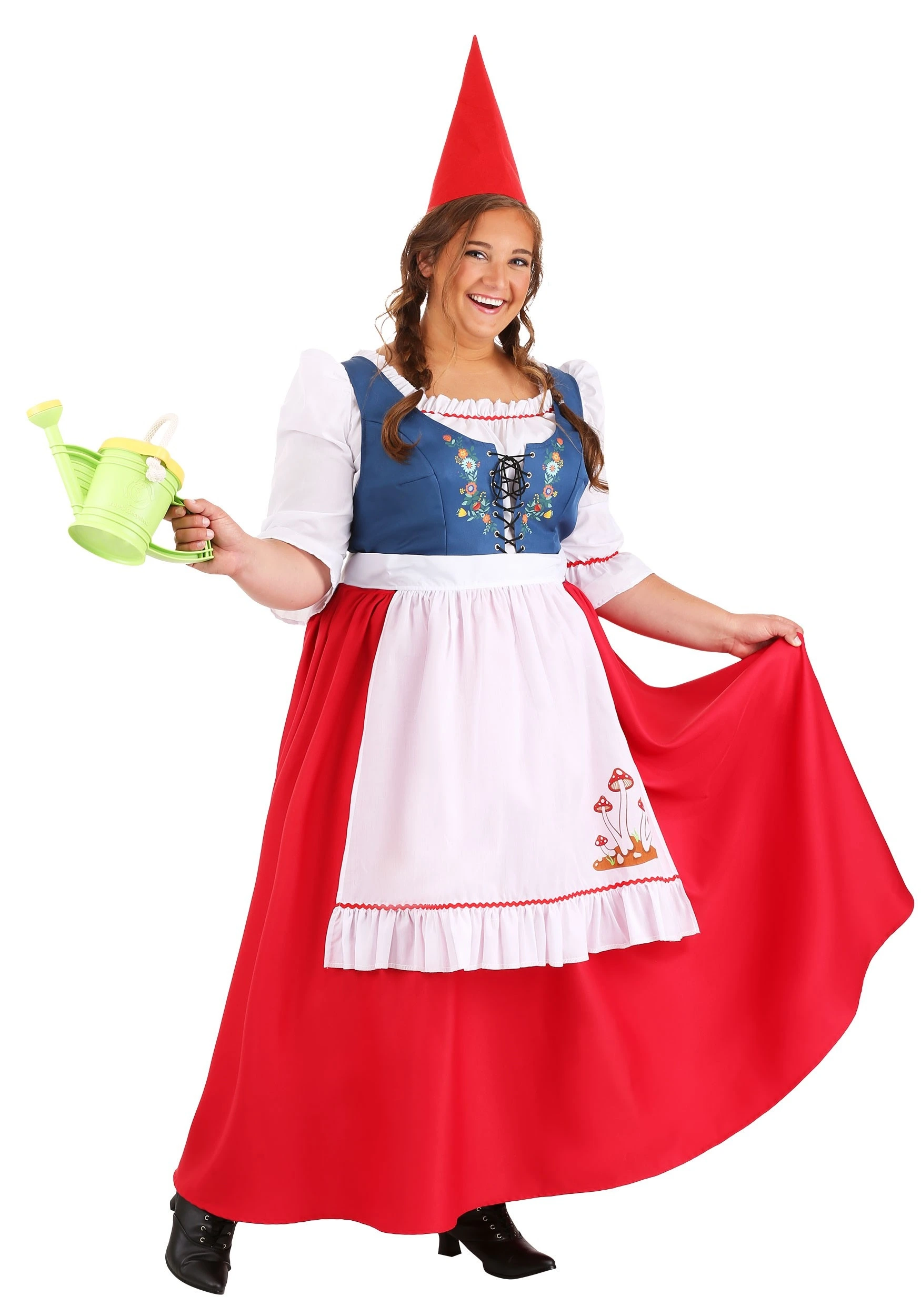 Fun Costumes Plus Size Garden Gnome Women's Costume - Image 3