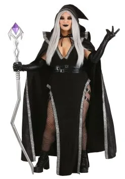 Fun Costumes Women's Plus Size Enchanted Warlock Costume