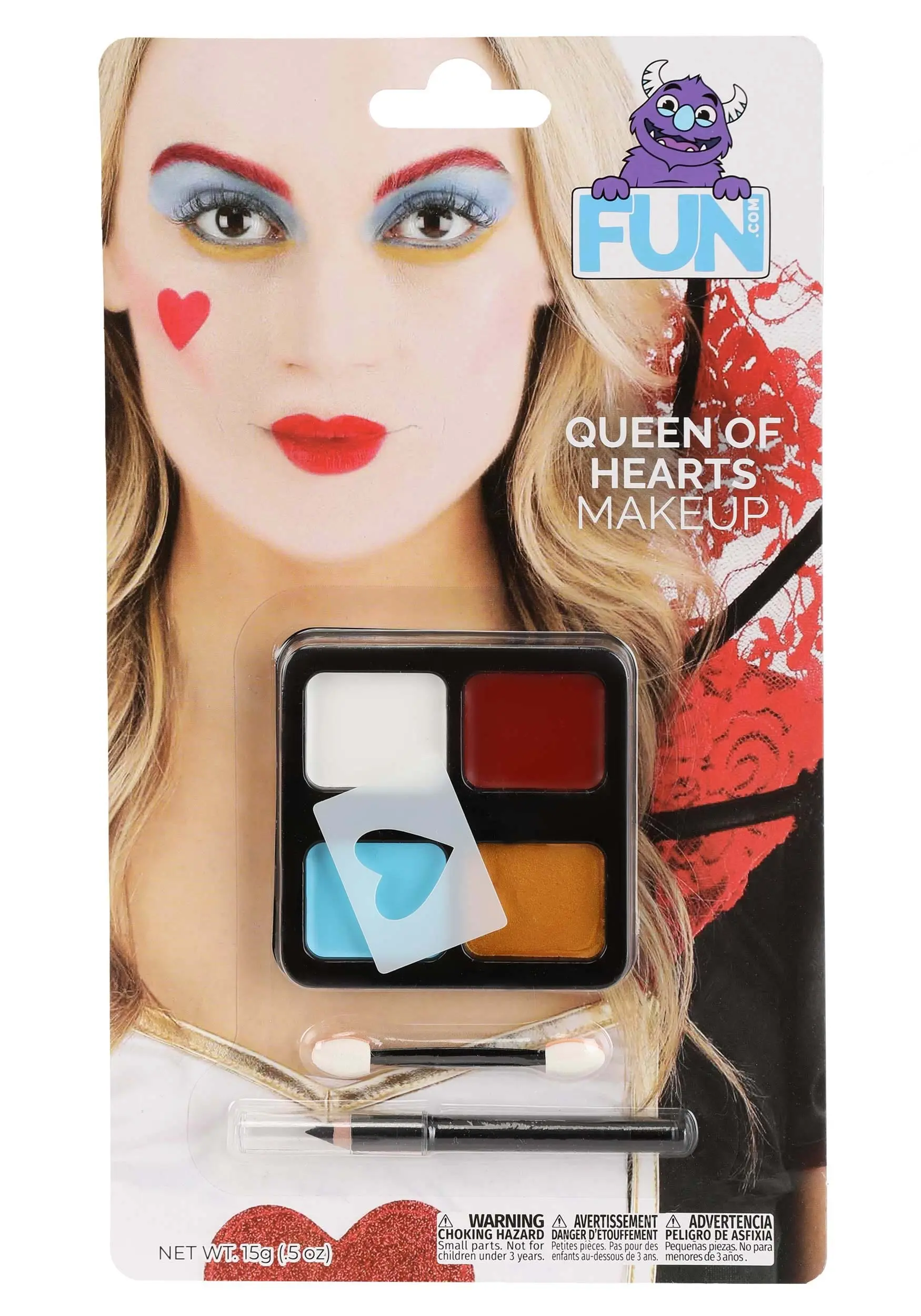 Ningbo Colorswoo Art Supply Queen Of Hearts Costume Makeup Kit