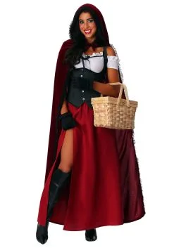 Fun Costumes Women's Plus Size Ravishing Red Riding Hood Costume