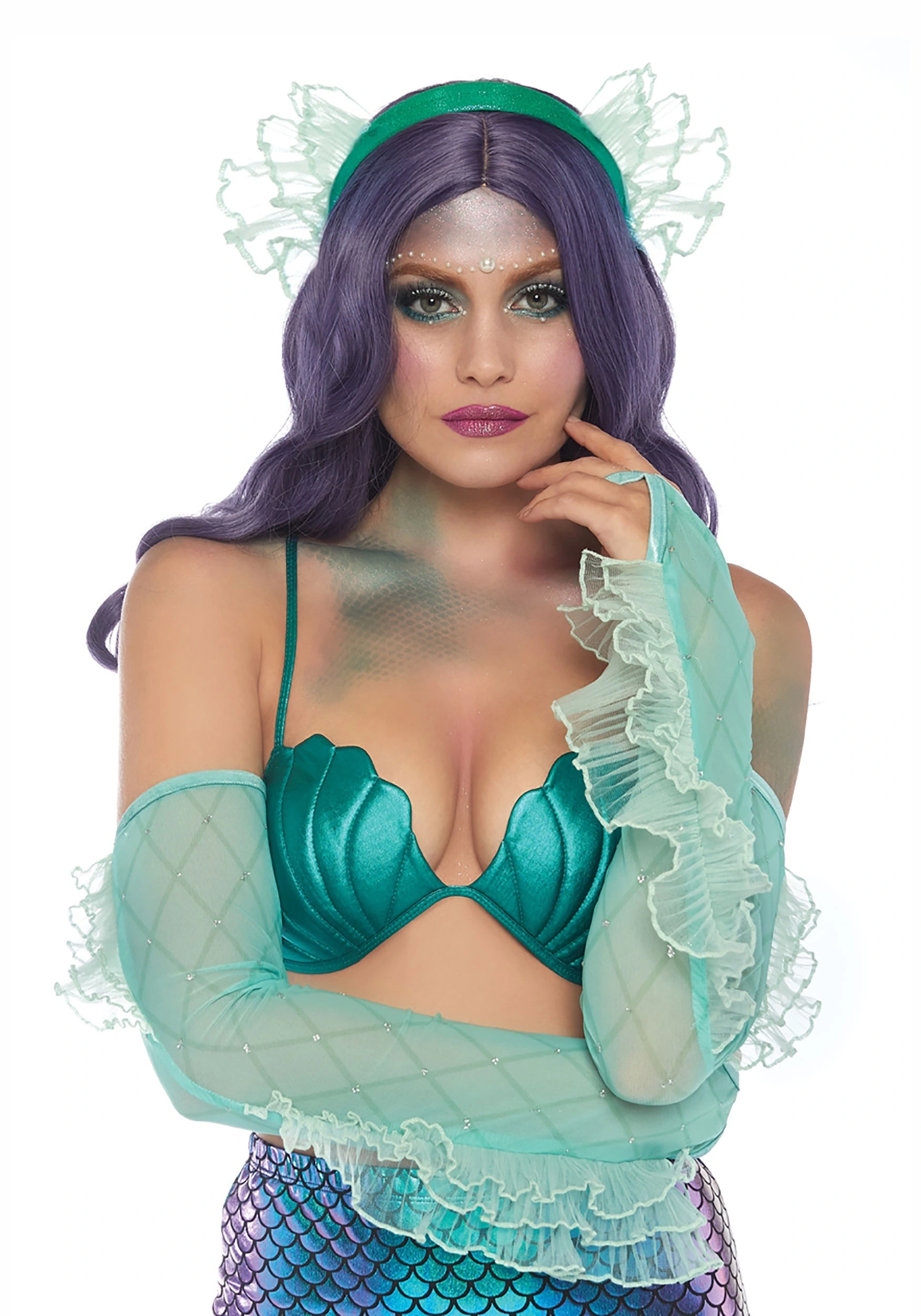 LEG AVENUE Sea Foam Mermaid Women's Kit